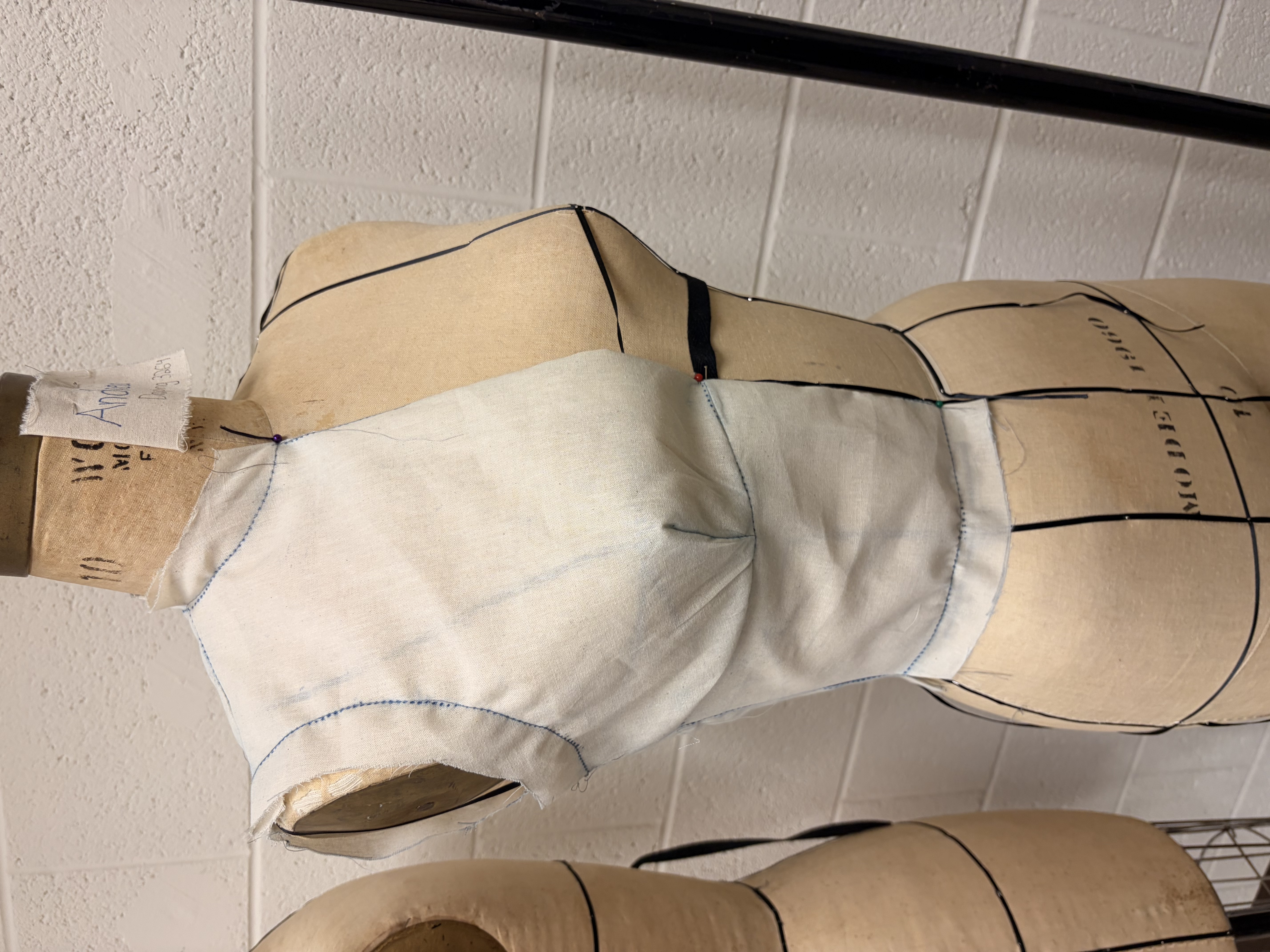 Bust dart and yoke test