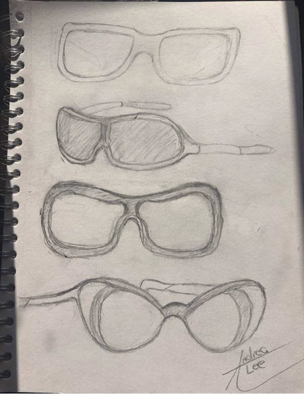 Sunglasses sketches